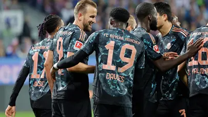 Bayern Münih'ten deplasmanda gol yağmuru: Harry Kane'den hat-trick