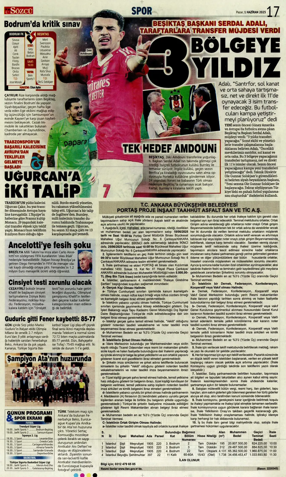 "Galatasaray'dan Lewandowski bombası" | Sporun manşetleri - 33