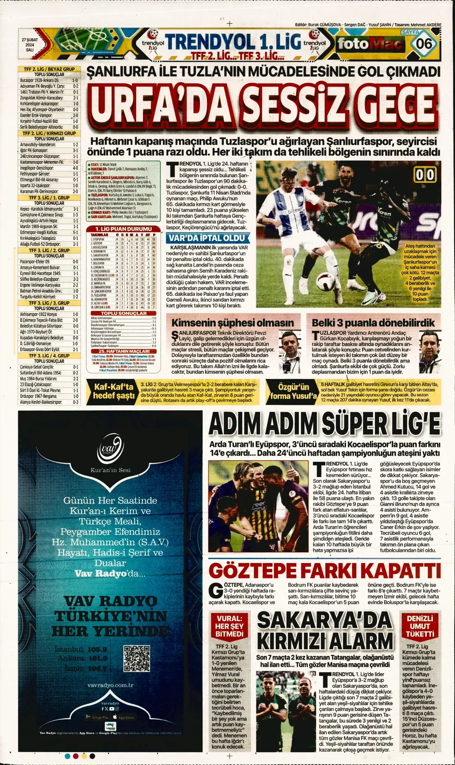 "Icardi'ye selam, zirvede devam" | Sporun manşetleri (27 Şubat 2024) - 13 "Icardi'ye selam, zirvede devam" | Sporun manşetleri (27 Şubat 2024) - 13
