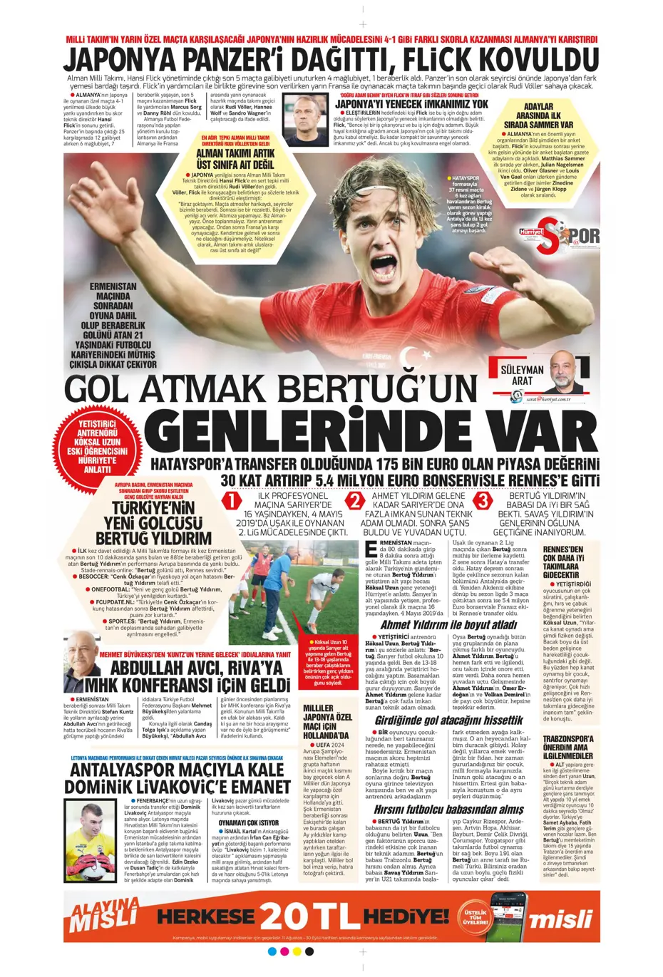 "Sacha Boey, İtalya yolcusu" | Sporun manşetleri (11 Eylül 2023) - 18 "Sacha Boey, İtalya yolcusu" | Sporun manşetleri (11 Eylül 2023) - 18
