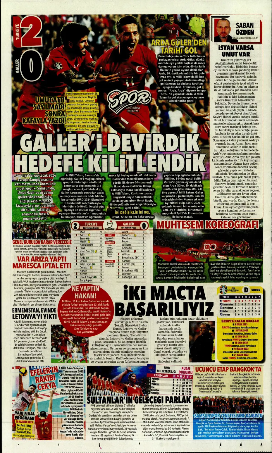 "Bekle bizi Almanya" | Sporun Manşetleri - 17