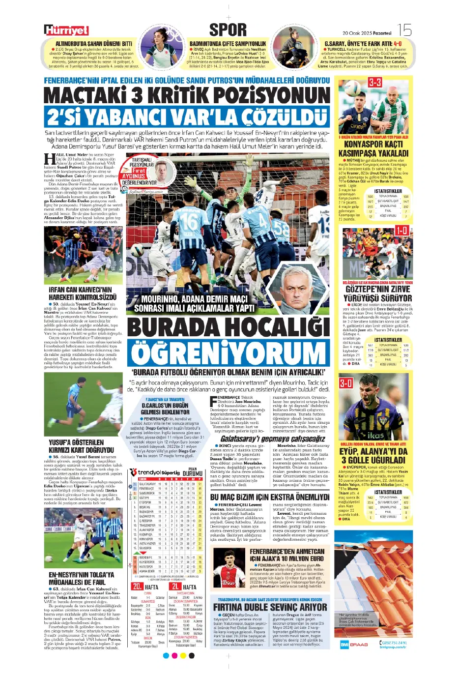 "Galatasaray dünyaca ünlü yıldızı İstanbul'a getiriyor" | Sporun manşetleri - 14 "Galatasaray dünyaca ünlü yıldızı İstanbul'a getiriyor" | Sporun manşetleri - 14