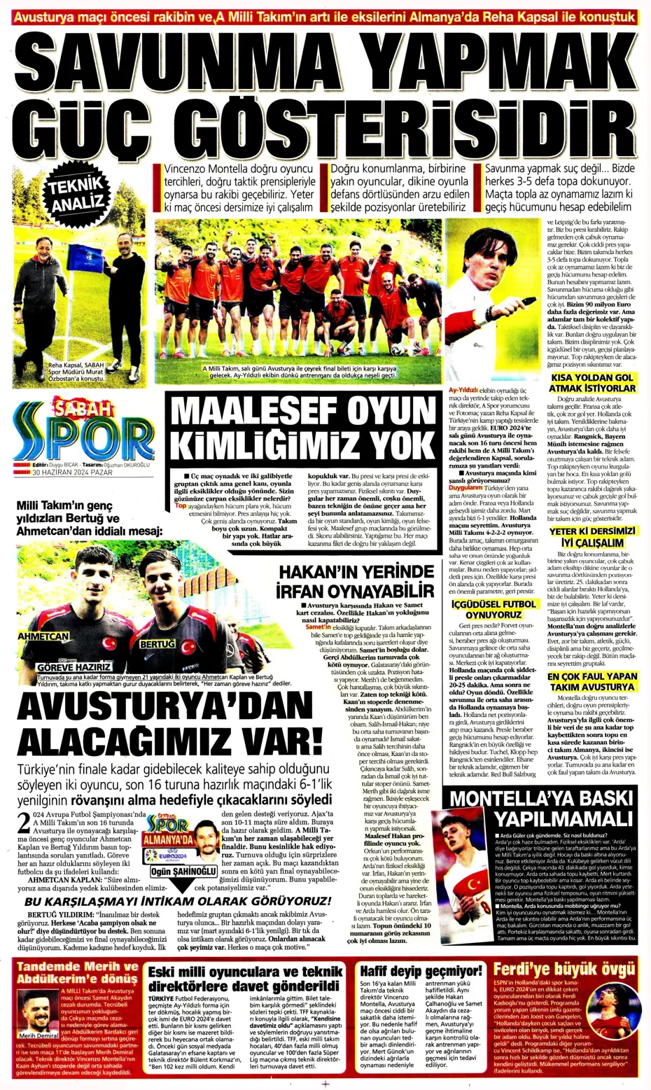 "Galatasaray'dan Goretzka seferi" | Sporun Manşetleri (30 Haziran 2024) - 33 "Galatasaray'dan Goretzka seferi" | Sporun Manşetleri (30 Haziran 2024) - 33