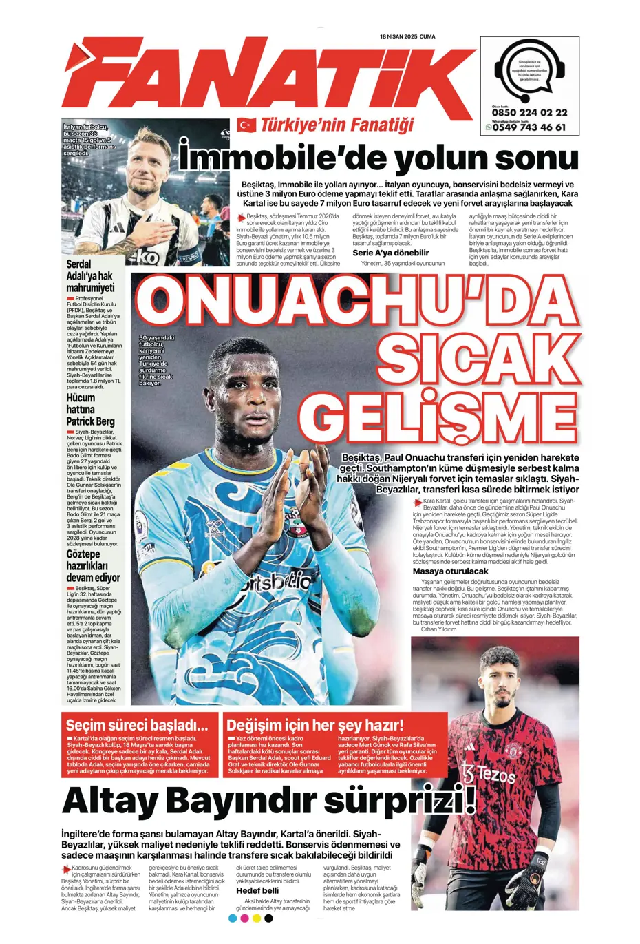 "Fenerbahçe'de sol artık Diouf'un" | Sporun manşetleri - 7