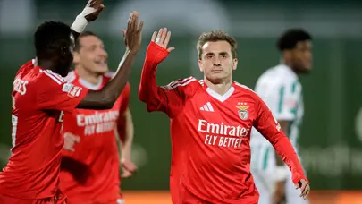 Orkun ve Kerem sahnede: Benfica 3 golle kazandı