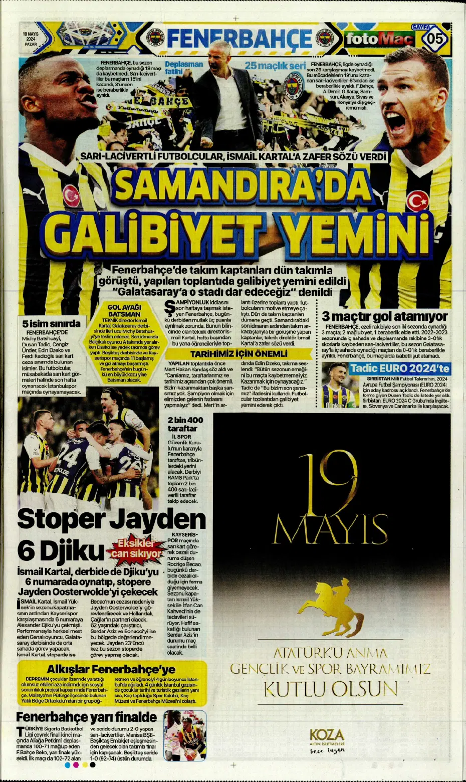 "Nefes kesecek sezon finali" | Sporun Manşetleri - 10