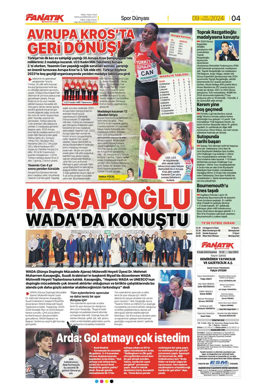 "Hakem katliamı" | Sporun manşetleri - 7 "Hakem katliamı" | Sporun manşetleri - 7