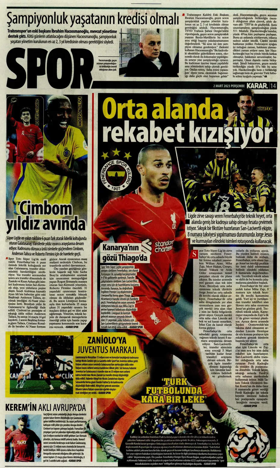 "Moura'da heyecanlı bekleyiş" | Sporun Manşetleri - 22