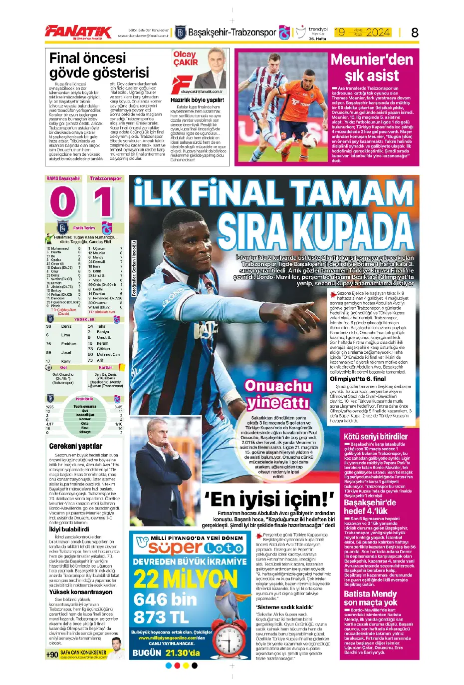 "Nefes kesecek sezon finali" | Sporun Manşetleri - 7