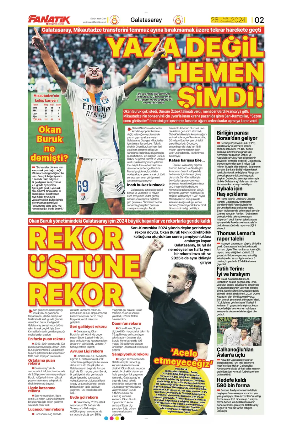 "Ronaldo'nun talebiyle En-Nesyri'ye 40 milyon euro" | Sporun manşetleri - 4