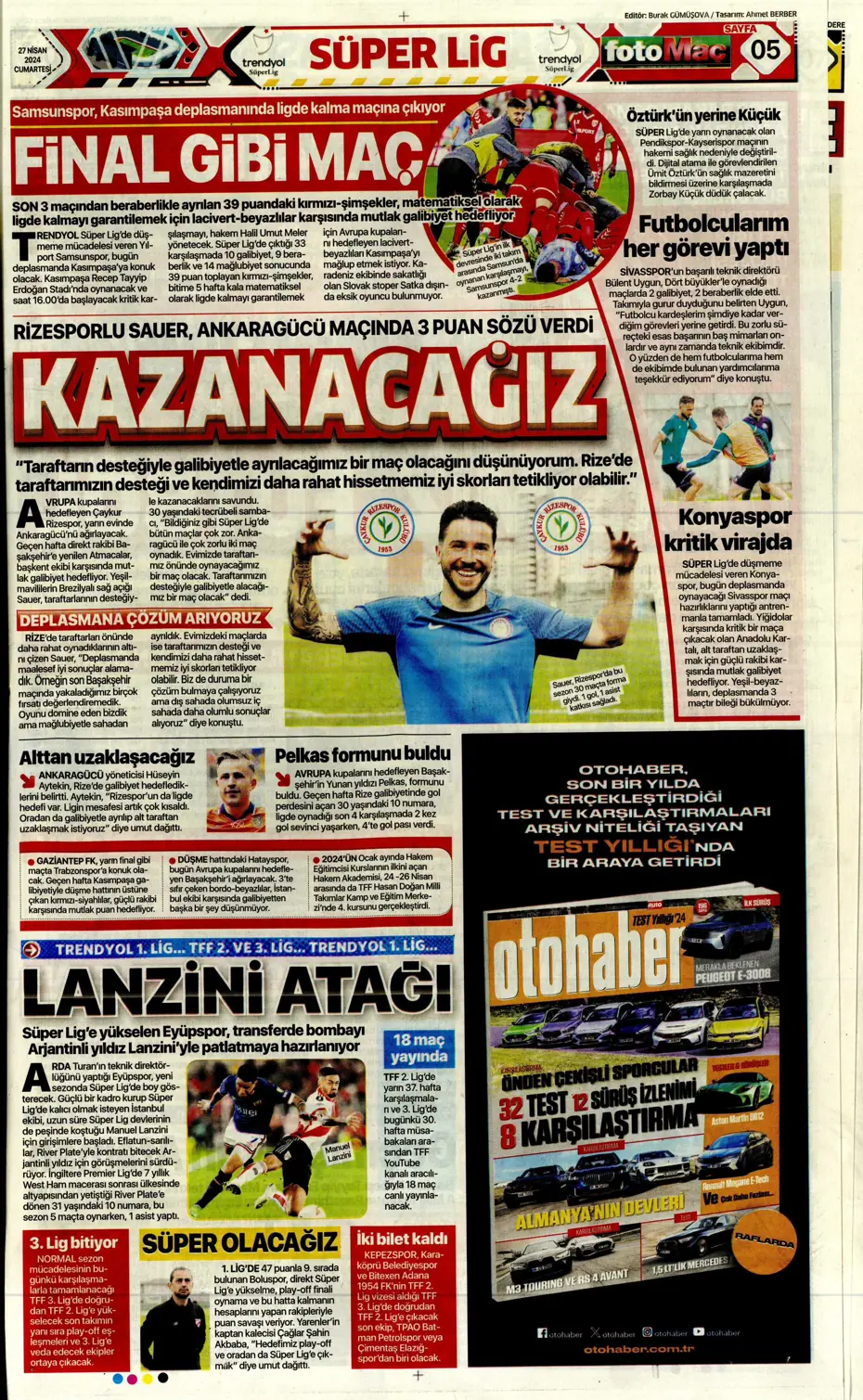 "Kadıköy'de dev kapışma" | Sporun Manşetleri - 17