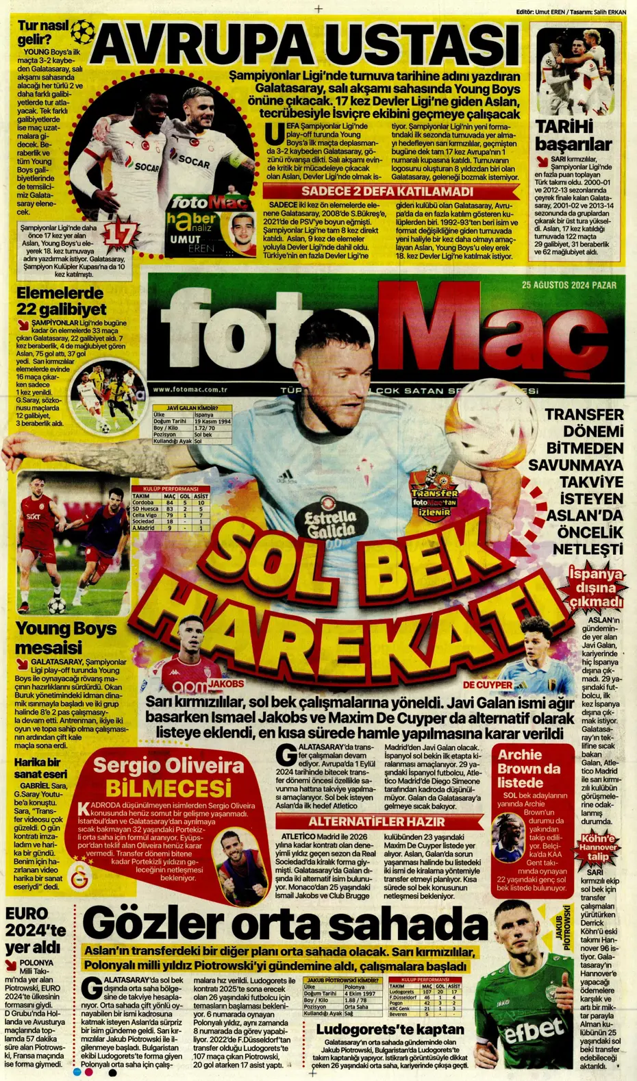 "Fenerbahçe'den yıldız bombardımanı" | Sporun manşetleri - 16 "Fenerbahçe'den yıldız bombardımanı" | Sporun manşetleri - 16