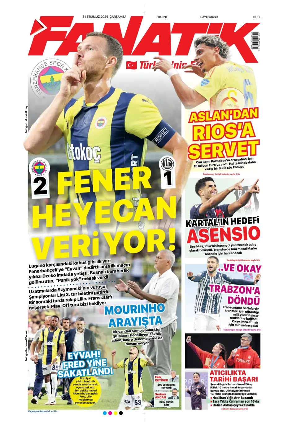 "Galatasaray'da orta sahada kriz var" | Sporun manşetleri - 5