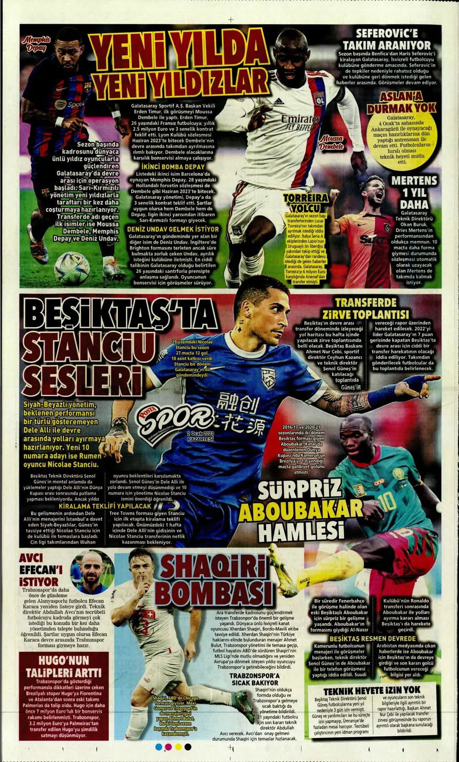 Sporun Manşetleri (2 Ocak 2023) - 21