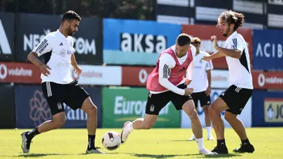 Beşiktaş derbinin taktiğini çalıştı