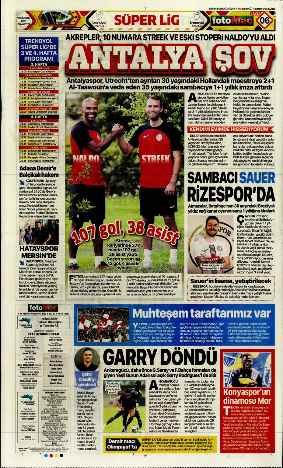 "Ramos'ta büyük kapışma" | Sporun Manşetleri (19 Ağustos 2023) - 15