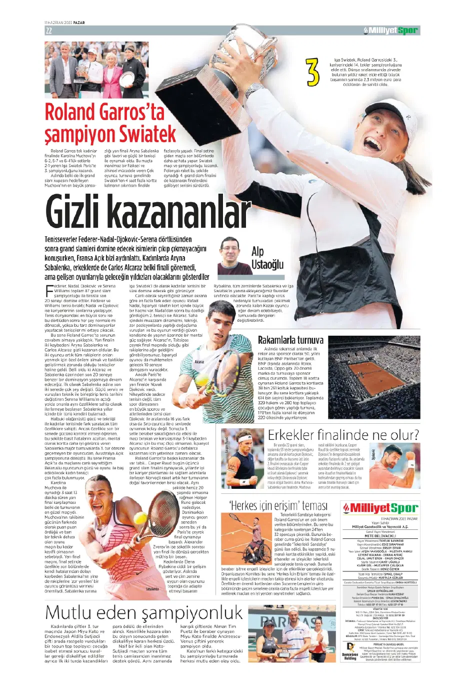 "F.Bahçe'ye veda etti" | Sporun manşetleri (11 Haziran 2023) - 16