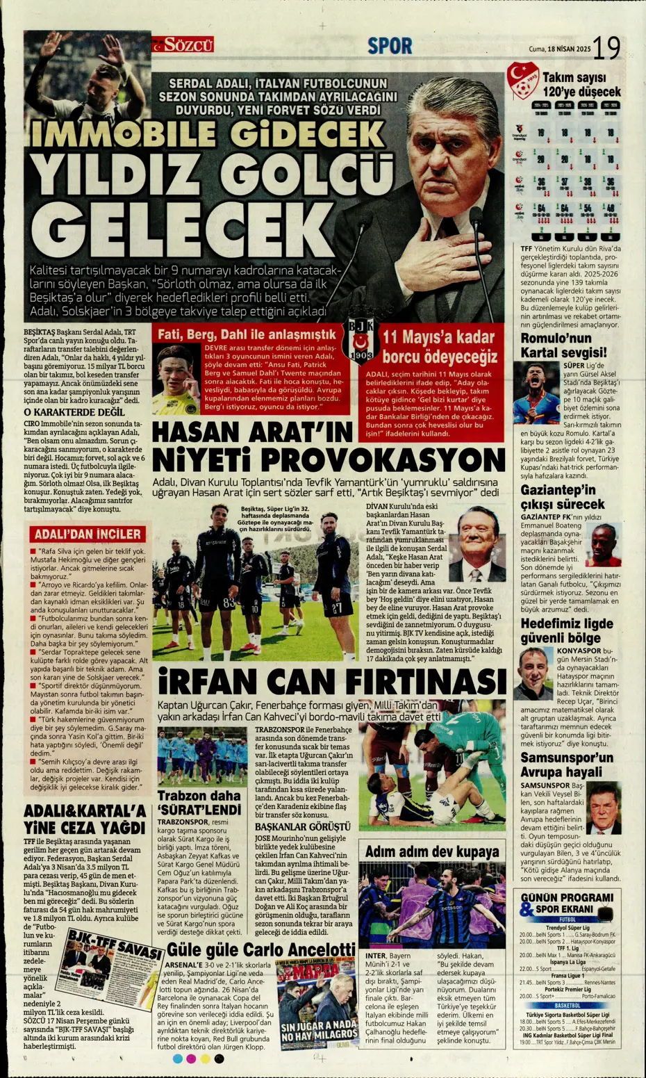 "Fenerbahçe'de sol artık Diouf'un" | Sporun manşetleri - 28