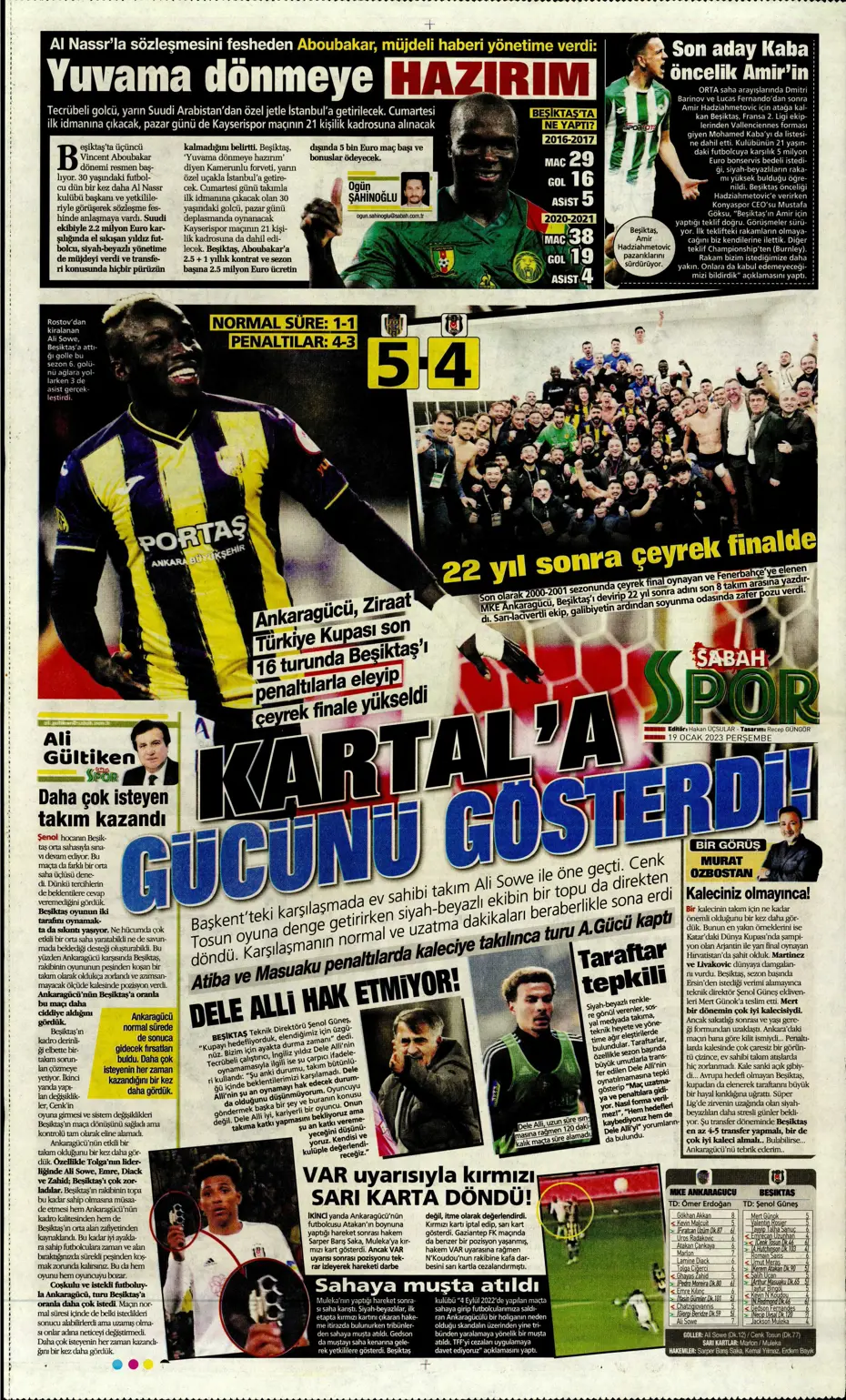 Sporun Manşetleri (19 Ocak 2023) - 25