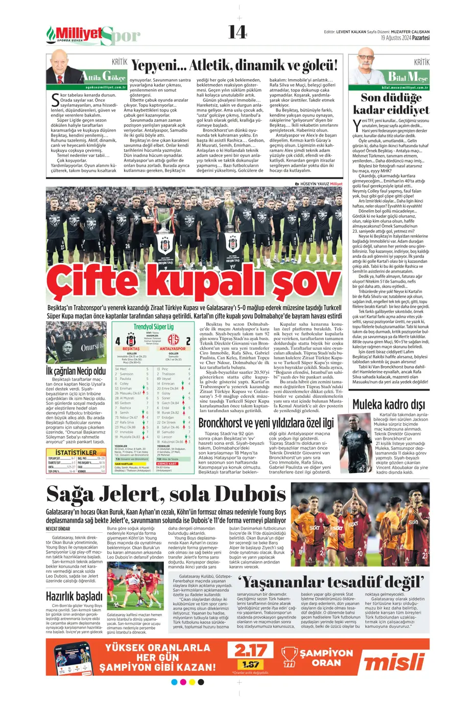 "Ferdi Kadıoğlu sonrası Fenerbahçe'ye yıldız yağacak" | Sporun manşetleri - 20
