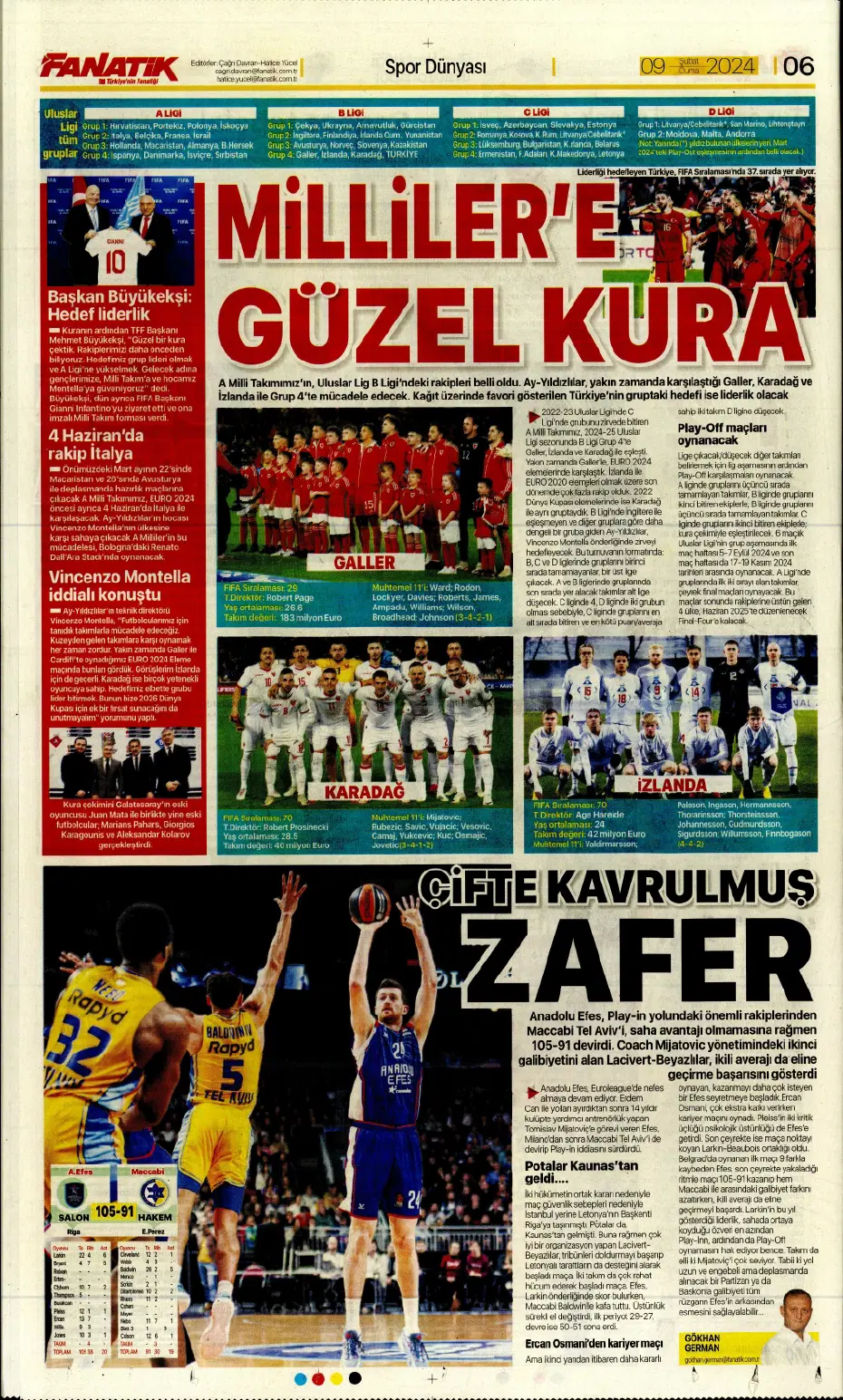 "Icardi &amp; Dzeko'yu geçti" | Sporun manşetleri (9 Şubat 2024) - 6