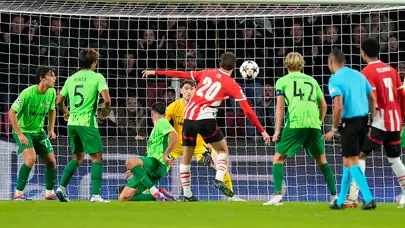 PSV Eindhoven - Sporting Lizbon maçından galip çıkmadı