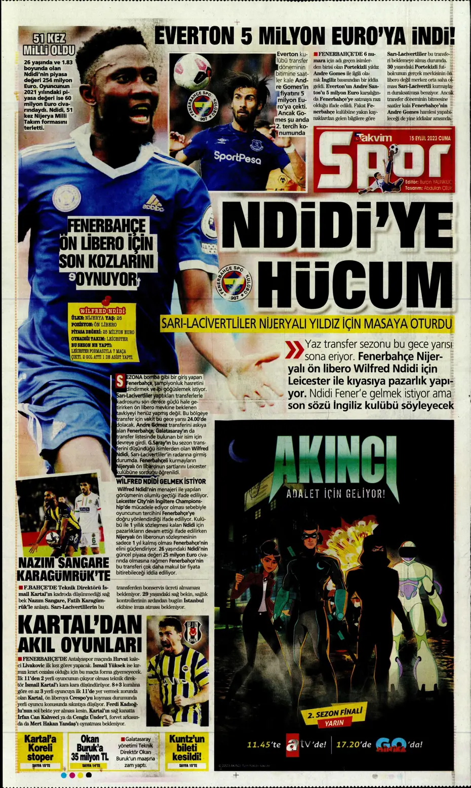 "Kartal'da Xeka seferberliği" | Sporun Manşetleri - 35