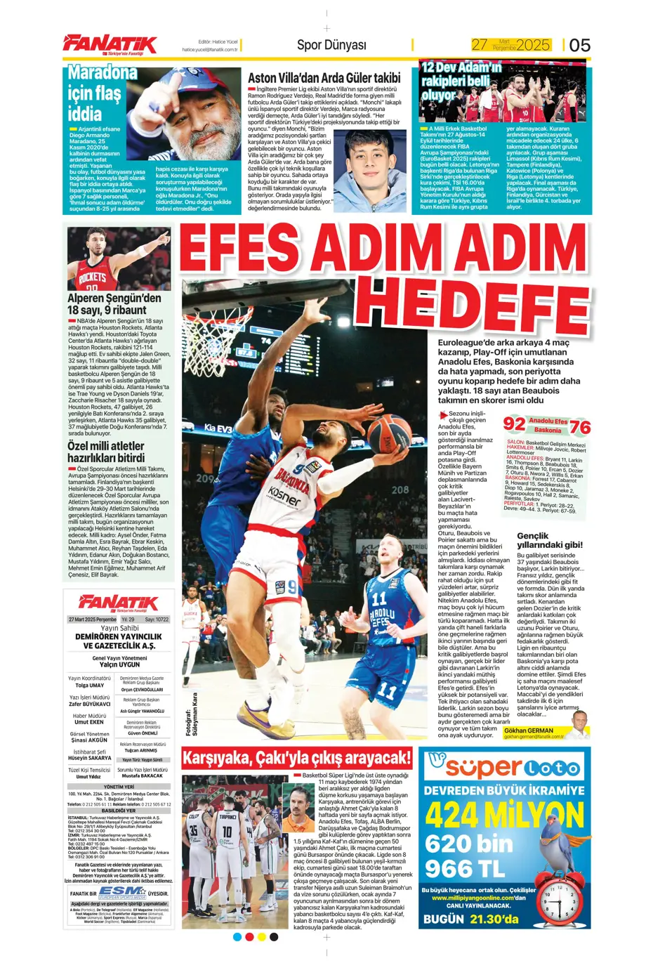 "Fenerbahçe'ye Felix teklifi" | Sporun manşetleri - 8 "Fenerbahçe'ye Felix teklifi" | Sporun manşetleri - 8