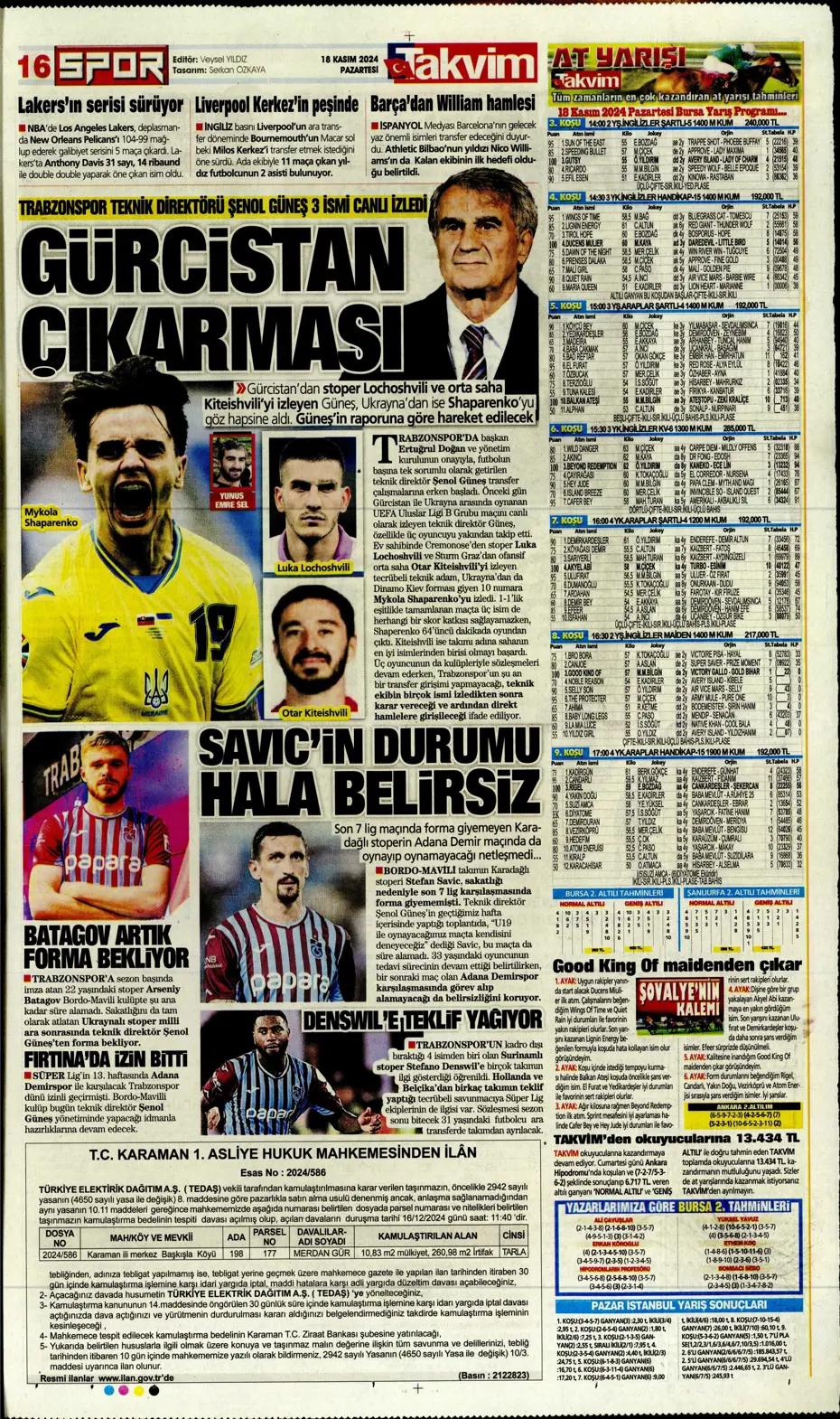 "Talisca olmazsa B planında 2 yıldız var" | Sporun manşetleri - 30