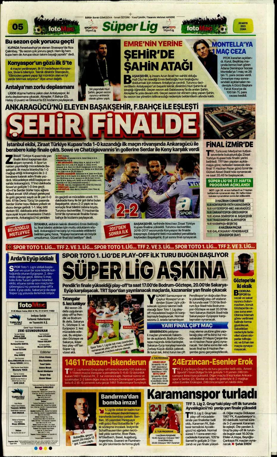 "Divock Origi F.Bahçe'ye doğru" | Sporun manşetleri (26 Mayıs 2023) - 15