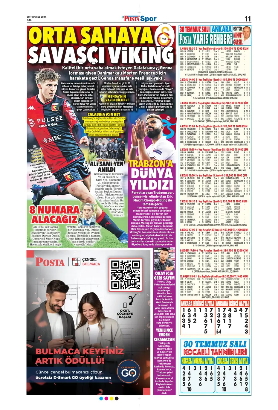 "Mourinho ateşi yaktı" | Sporun manşetleri (30 Temmuz 2024) - 25