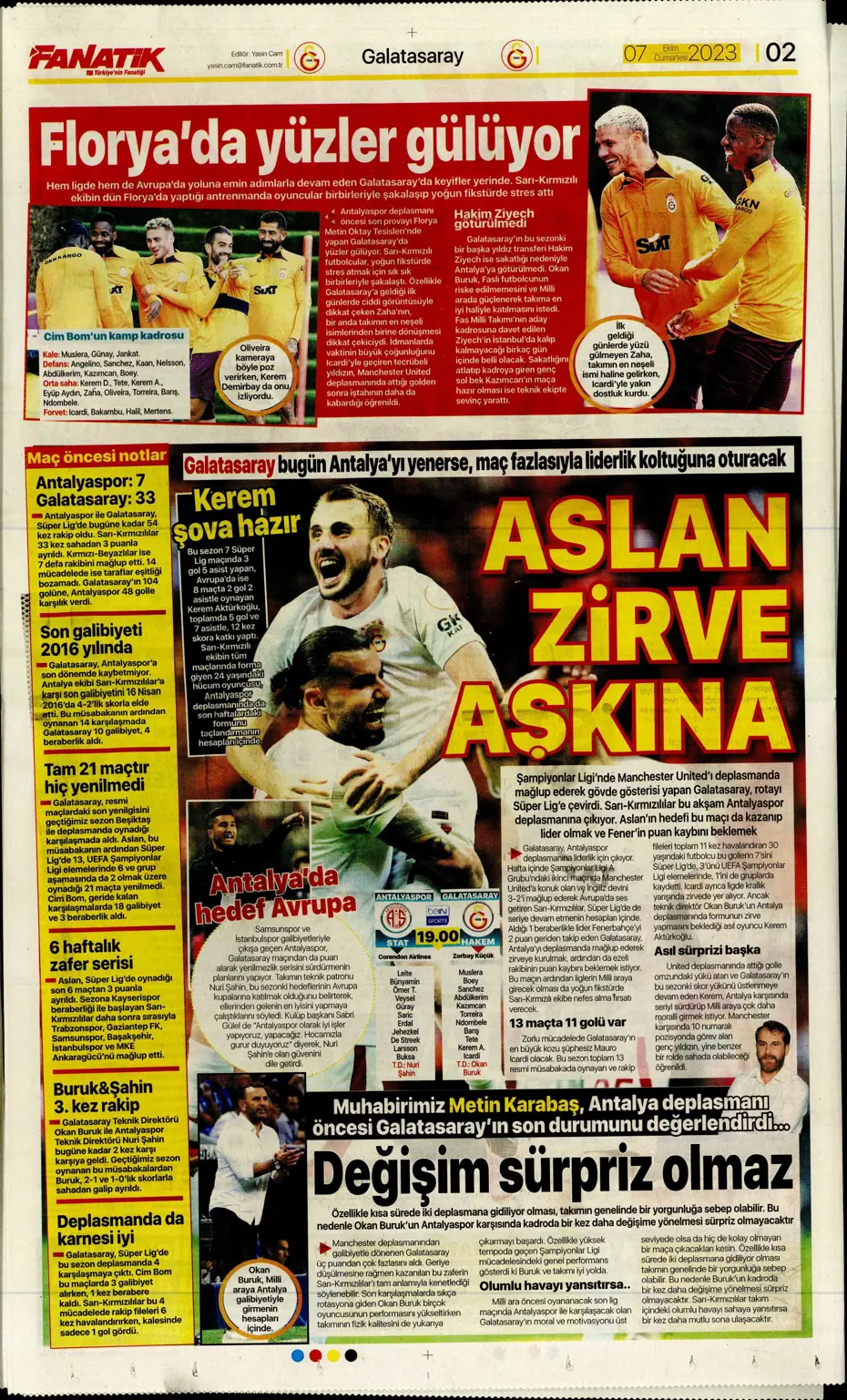 "Şok eden Nelsson iddiası" | Sporun manşetleri (7 Ekim 2023) - 5 "Şok eden Nelsson iddiası" | Sporun manşetleri (7 Ekim 2023) - 5