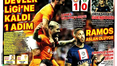 "Devler Ligi'ne kaldı 1 adım" | Sporun Manşetleri