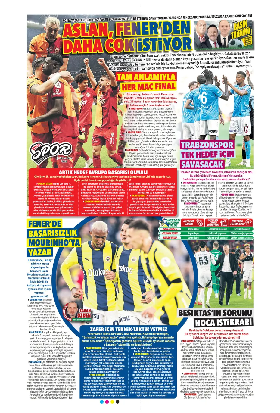 "Fenerbahçe'de gözler artık divanda" | Sporun manşetleri - 21