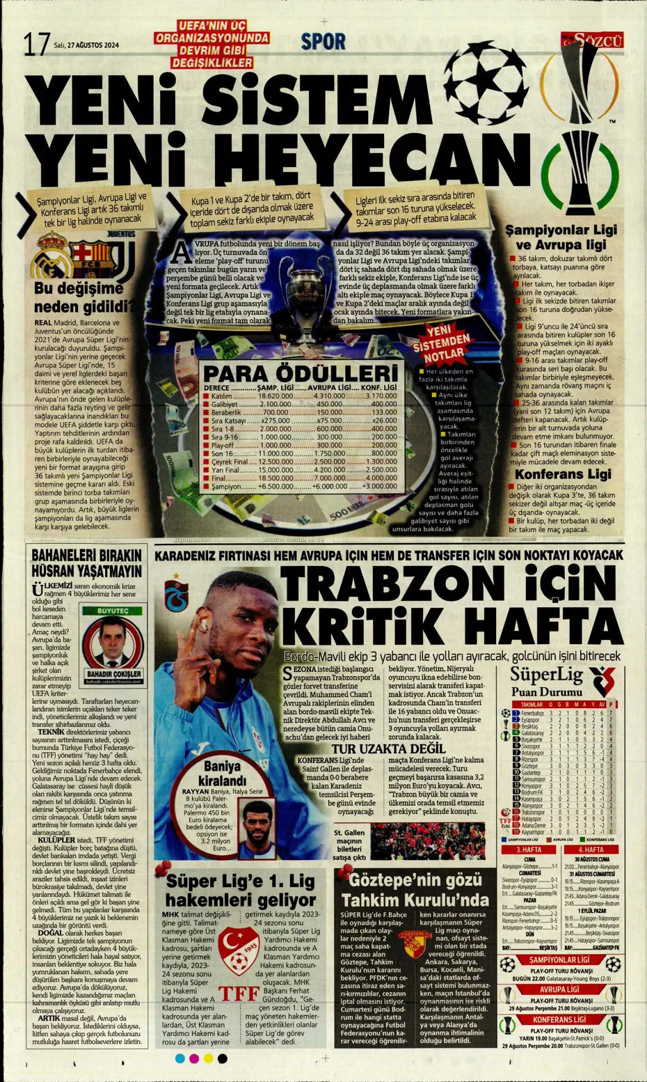 "Şok eden Ferdi Kadıoğlu gerçeği" | Sporun manşetleri - 28 "Şok eden Ferdi Kadıoğlu gerçeği" | Sporun manşetleri - 28