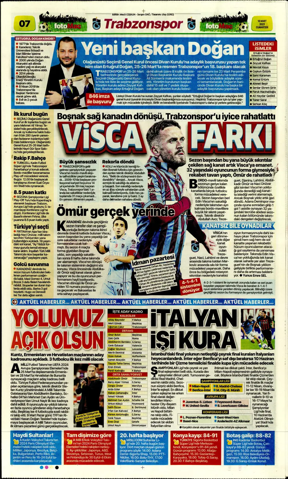 "Aslan yıkıldı" - Gazete manşetleri (18 Mart 2023) - 17