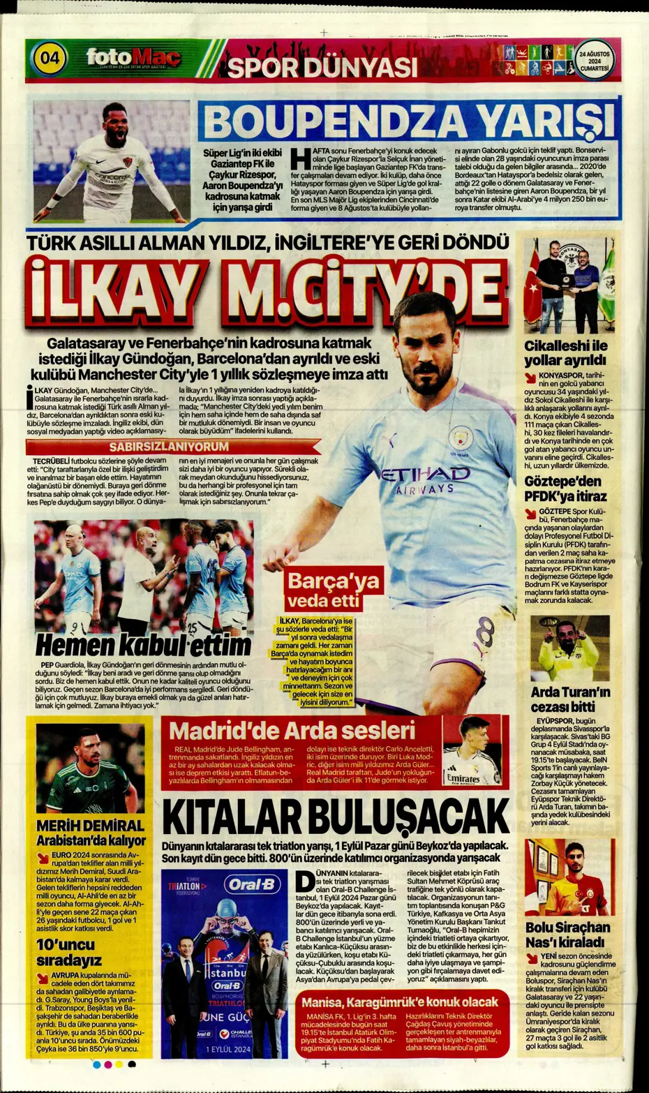 "Fenerbahçe'den Danilo Pereira sürprizi" | Sporun manşetleri - 14 "Fenerbahçe'den Danilo Pereira sürprizi" | Sporun manşetleri - 14