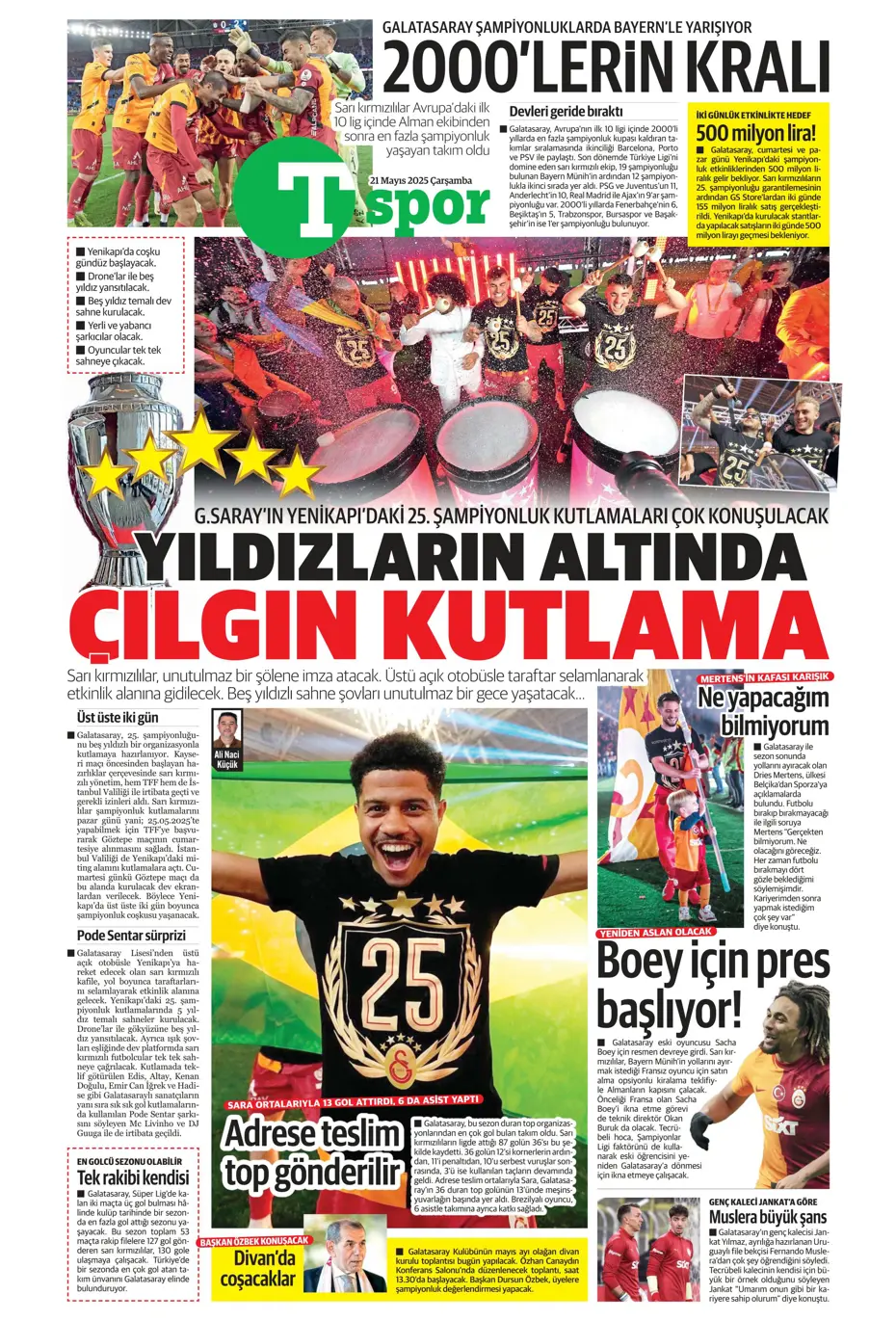 "İşte Sane teklifi" | Sporun manşetleri - 32