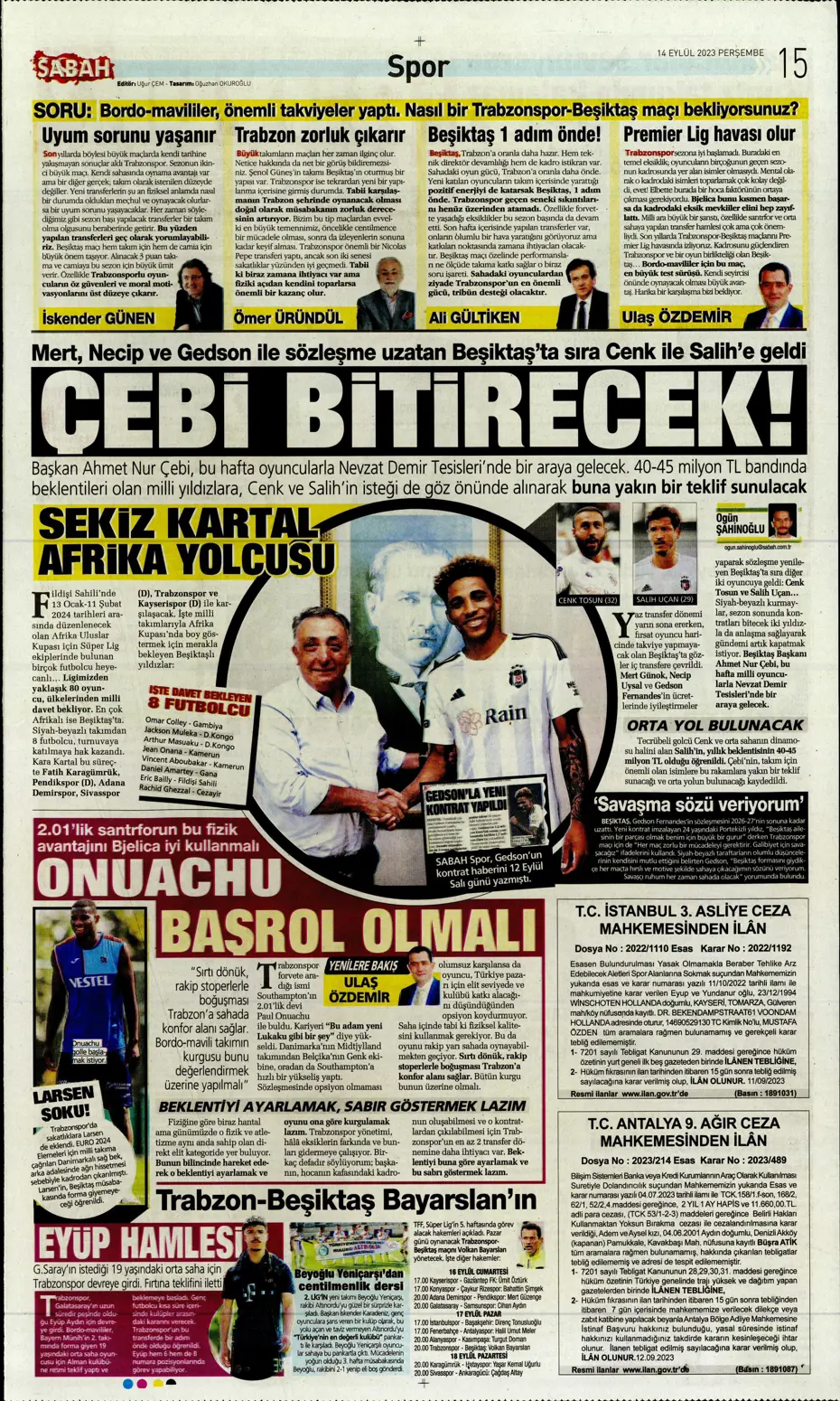 "Andre Gomes'te geri sayım" | Sporun Manşetleri - 27