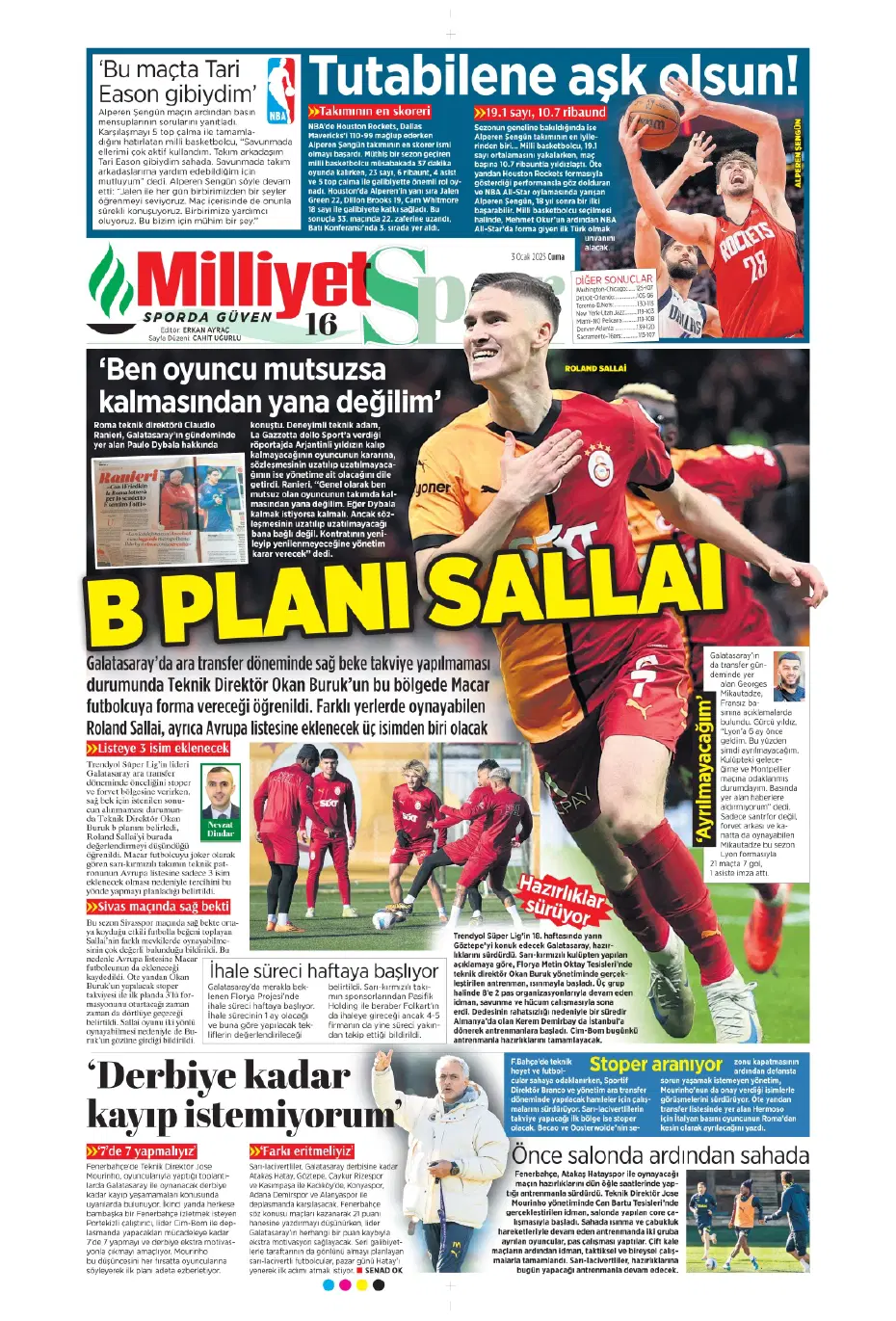 "Fatih Terim, Galatasaray'ın yıldızını istiyor" | Sporun manşetleri - 15