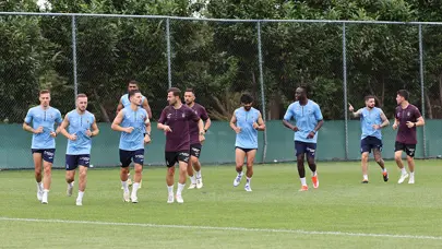 Trabzonspor'da futbolculara bir kilometrelik koşu testi