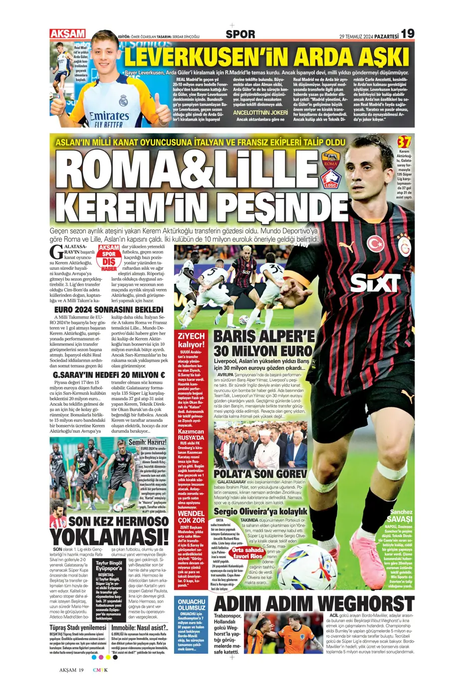 "Mourinho'nun prensi Kovacic" | Sporun manşetleri - 3 "Mourinho'nun prensi Kovacic" | Sporun manşetleri - 3