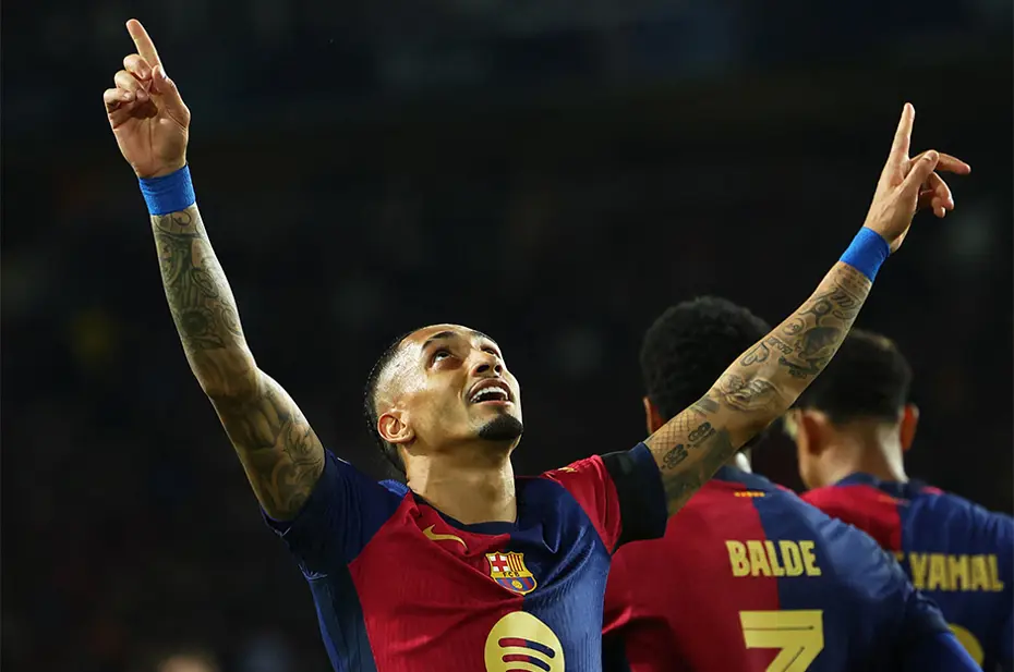 Raphinha gollerine devam ediyor: Messi'nin rekoru kırılabilir - 5