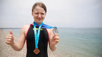 Depremzede Tuna Erdoğan'ın gözü olimpiyat madalyasında