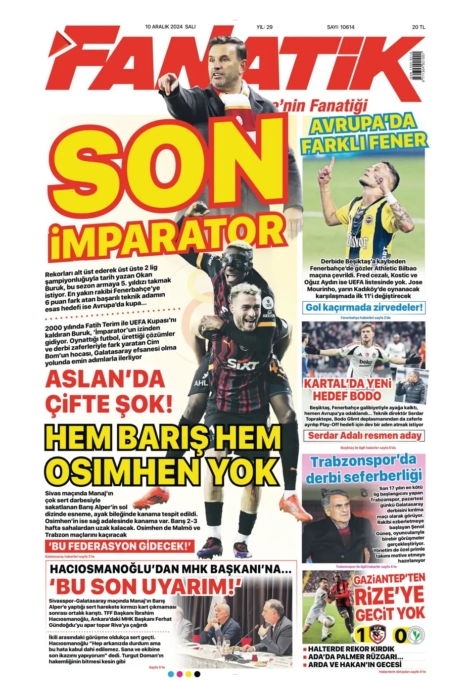 "Orban'ı Osimhen getiriyor" | Sporun manşetleri - 3