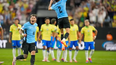 Uruguay, Copa America'da Brezilya'yı eleyip yarı finale yükseldi