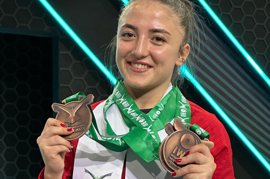 Cansu Bektaş dünya üçüncüsü