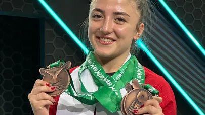 Cansu Bektaş dünya üçüncüsü