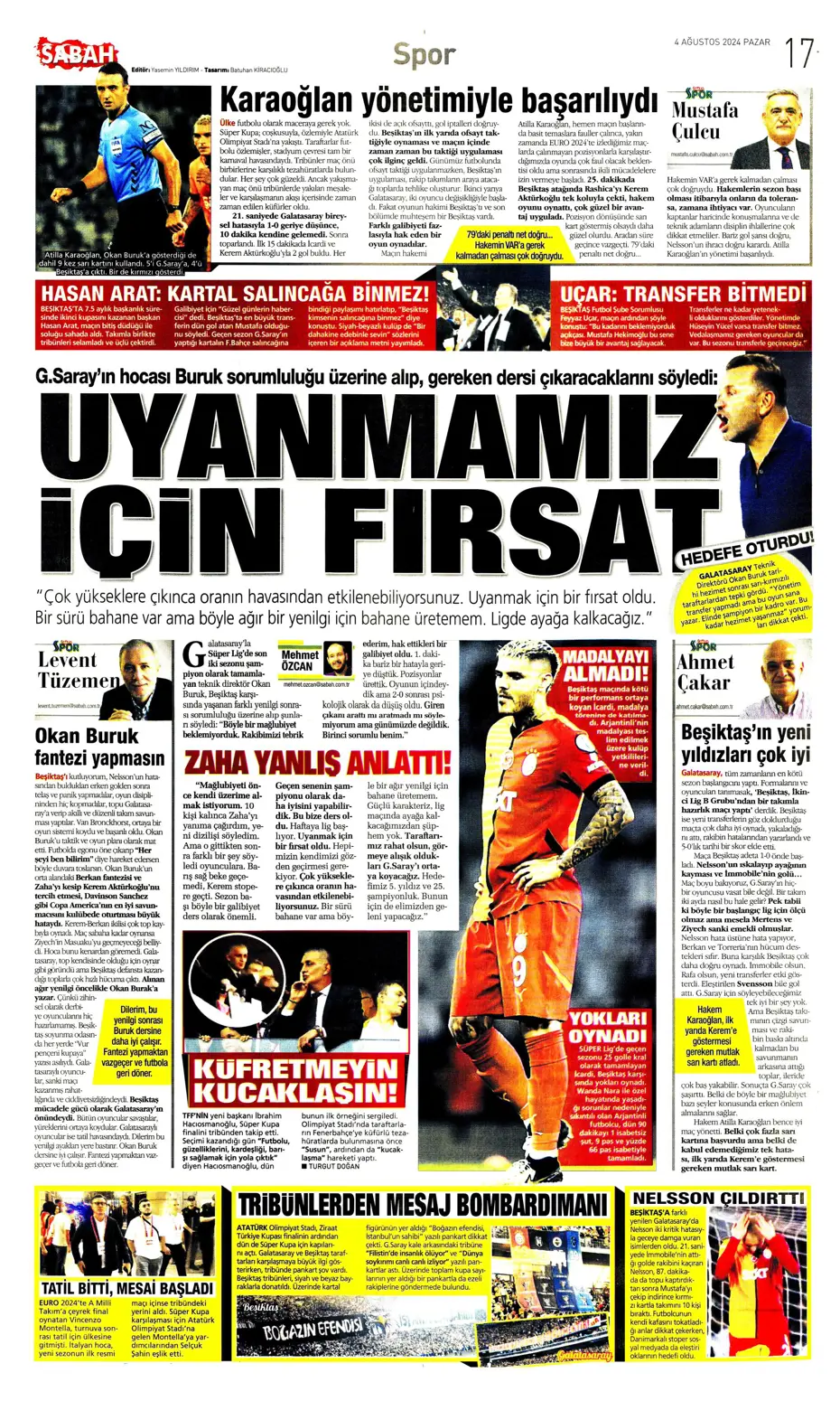 "Fenerbahçe'den nokta atışı transfer" | Sporun manşetleri - 35 "Fenerbahçe'den nokta atışı transfer" | Sporun manşetleri - 35
