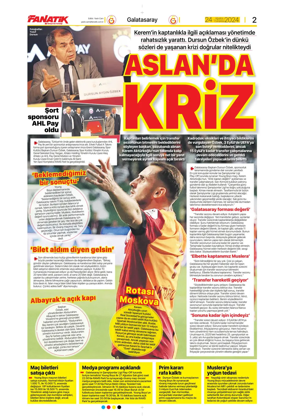 "Fenerbahçe'den Danilo Pereira sürprizi" | Sporun manşetleri - 5 "Fenerbahçe'den Danilo Pereira sürprizi" | Sporun manşetleri - 5